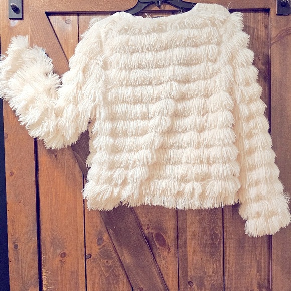 *MILITARY HIPPIE* [NWOT] fringe coat - Picture 3 of 6